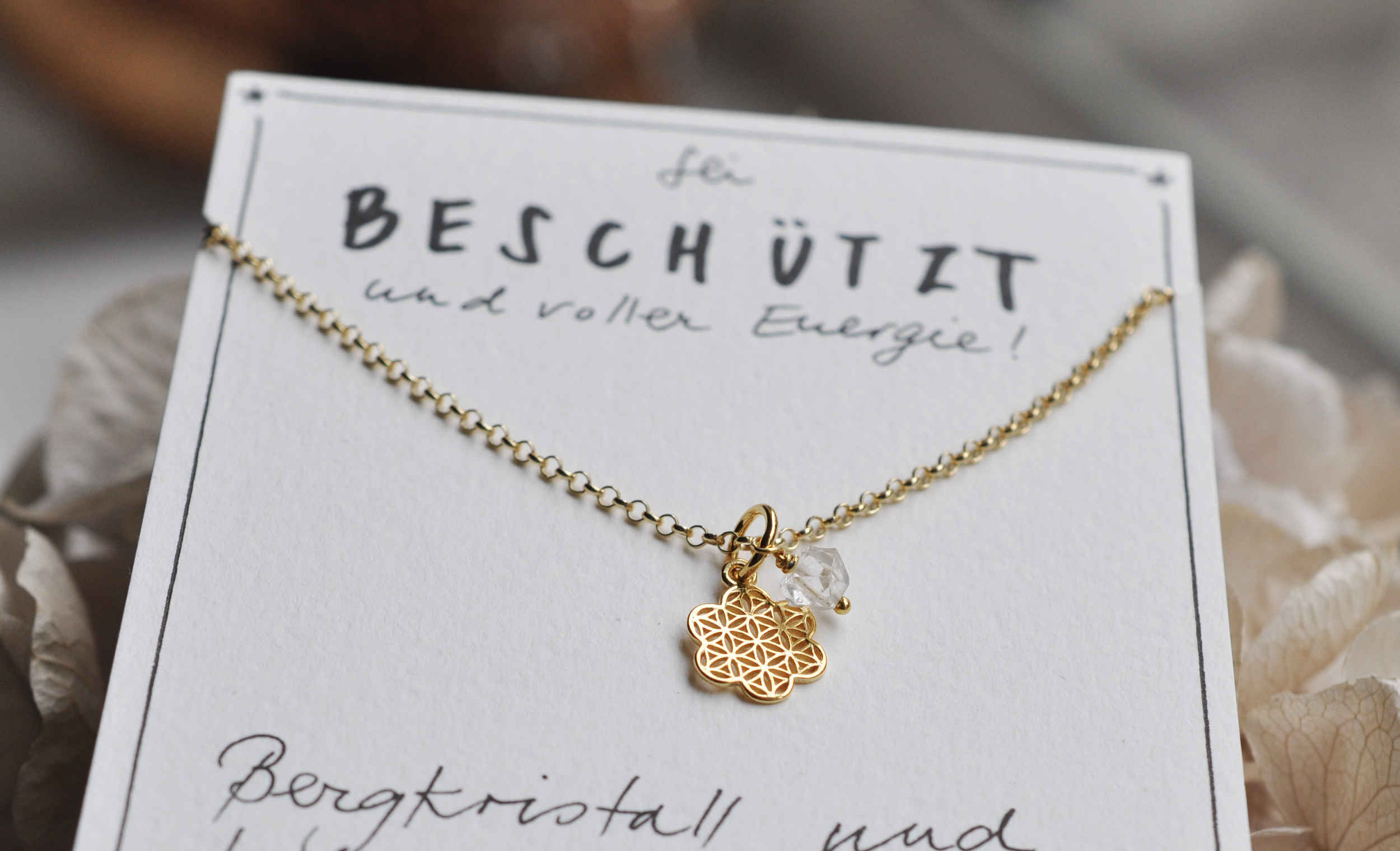 HALSKETTE Lebensblume