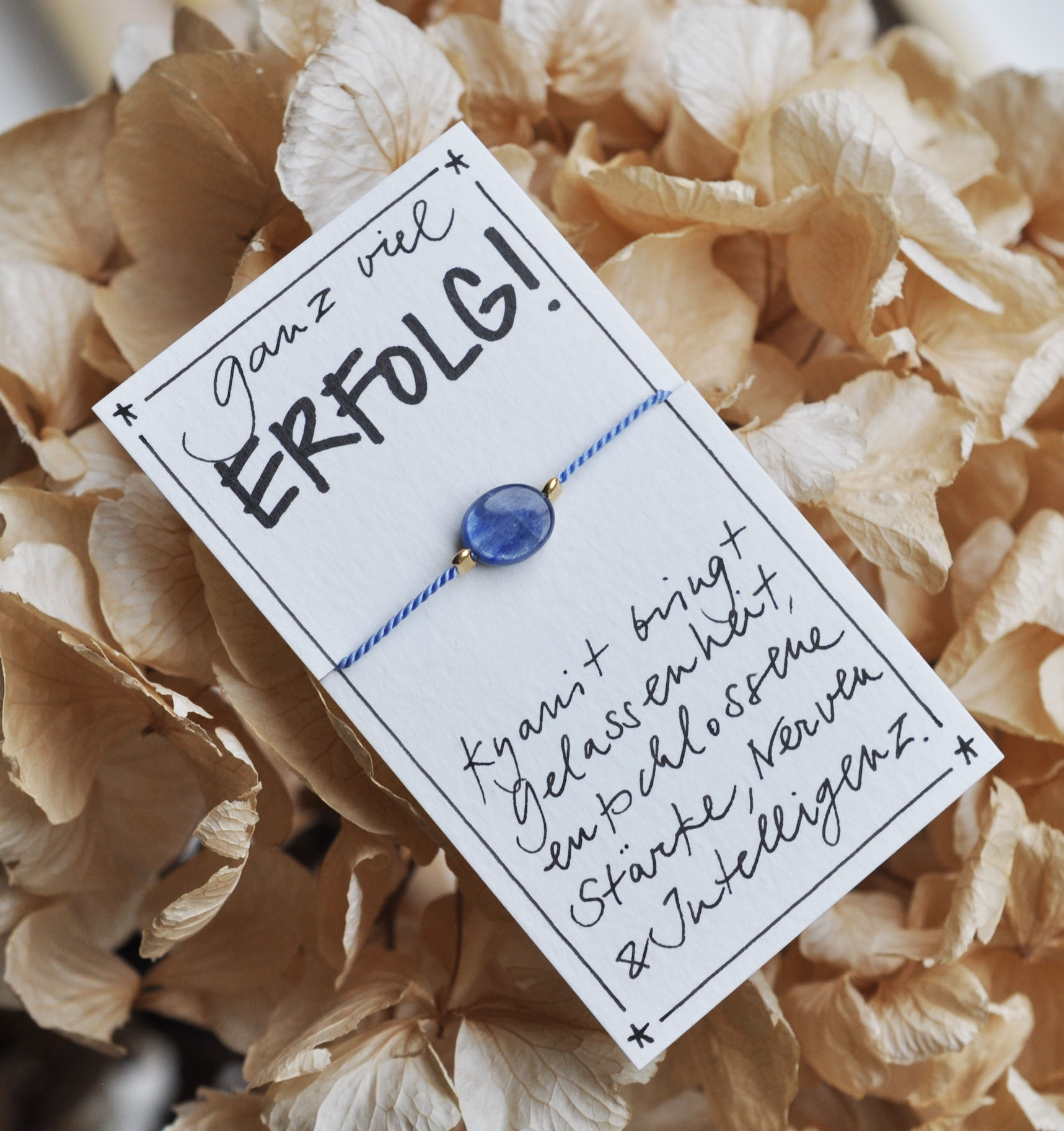 WUNSCH ARMBAND Kyanit – Bild 2