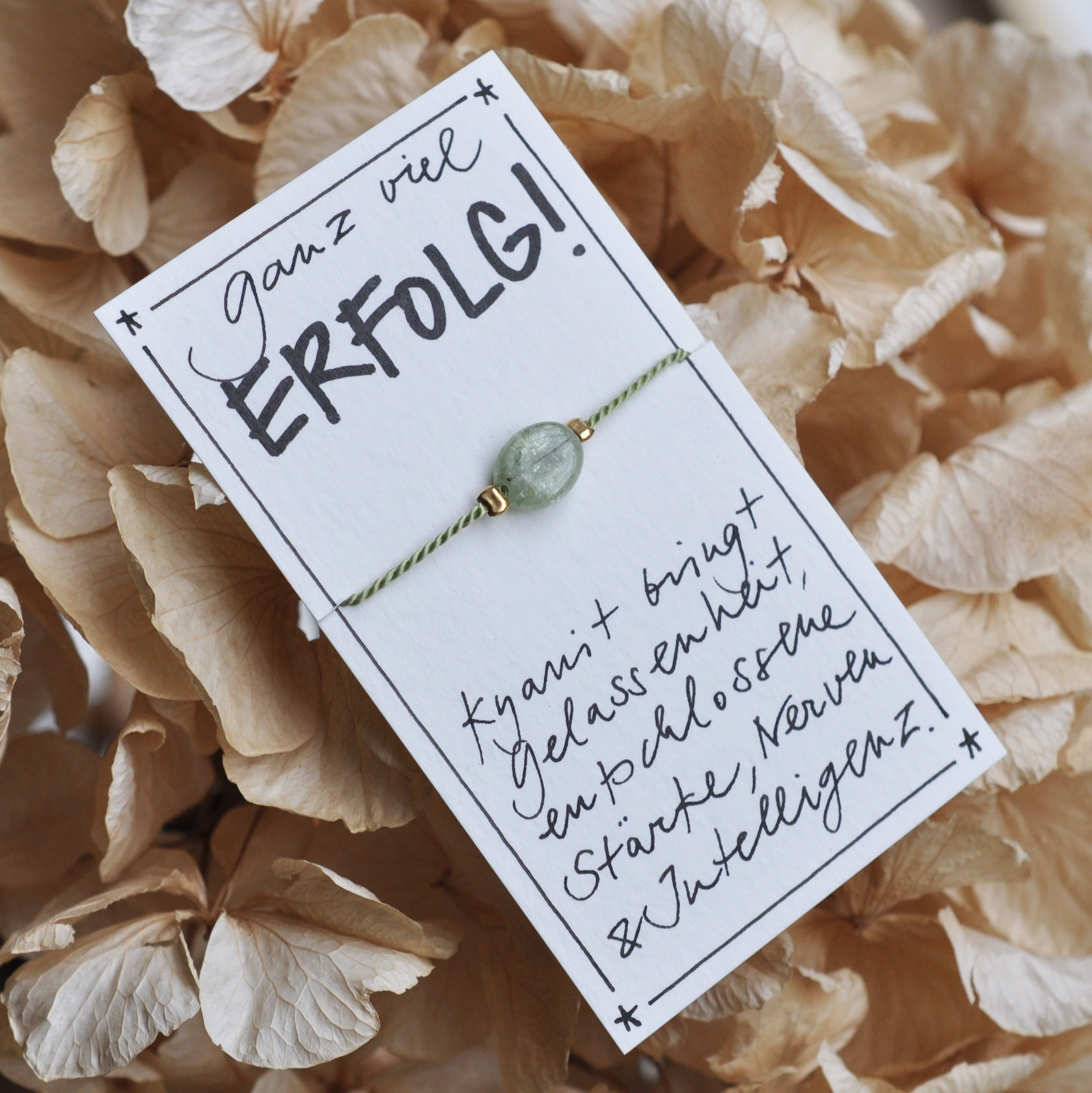 WUNSCH ARMBAND Kyanit – Bild 4