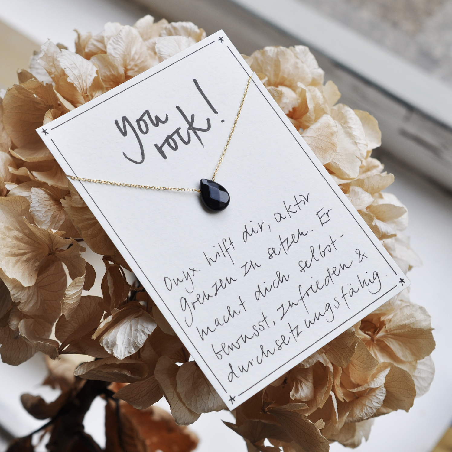 TROPFENKETTE Onyx – Bild 2