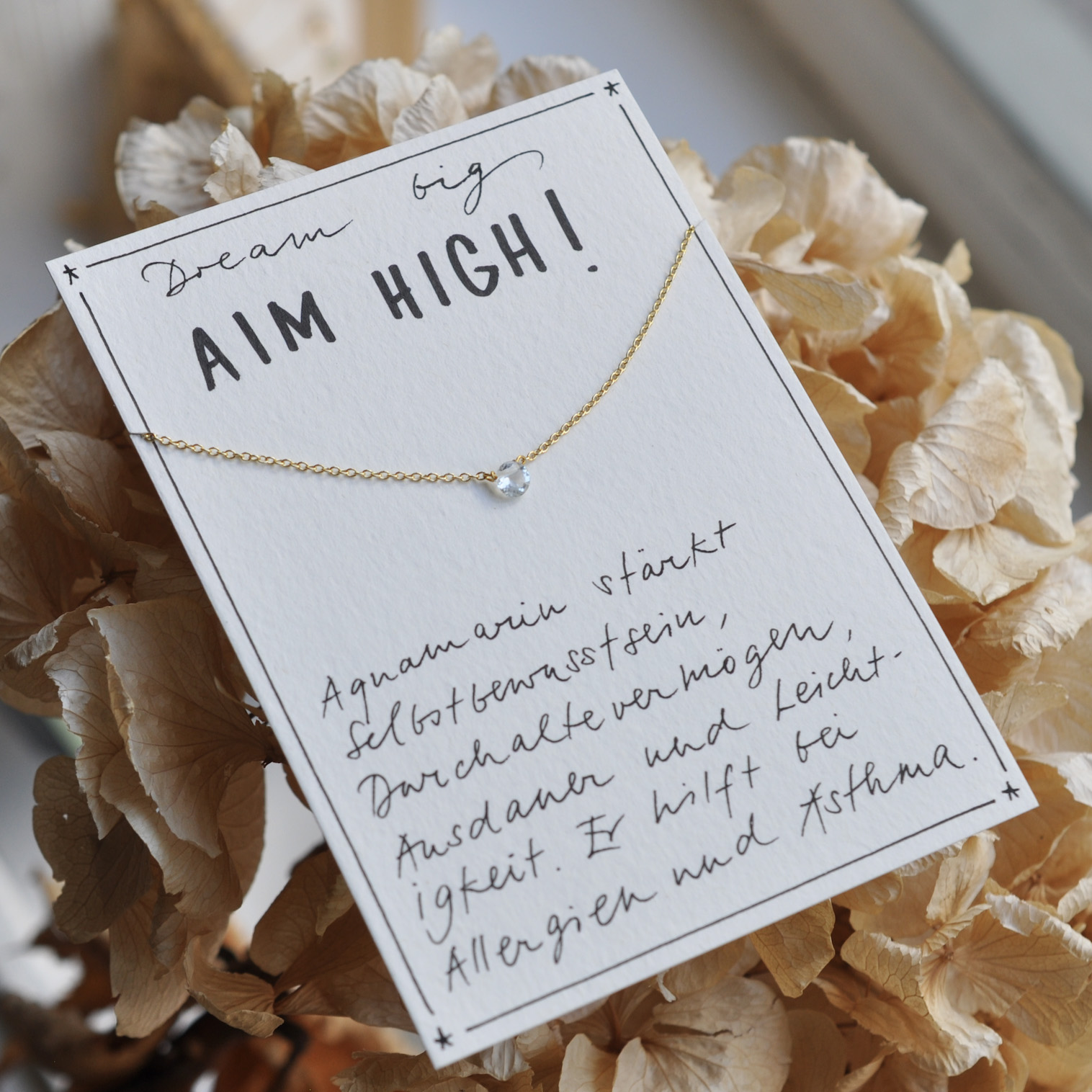 CHOKER Aquamarin – Bild 2