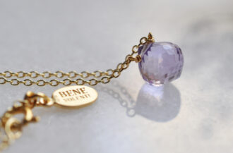 HALSKETTE Amethyst Zwiebelchen